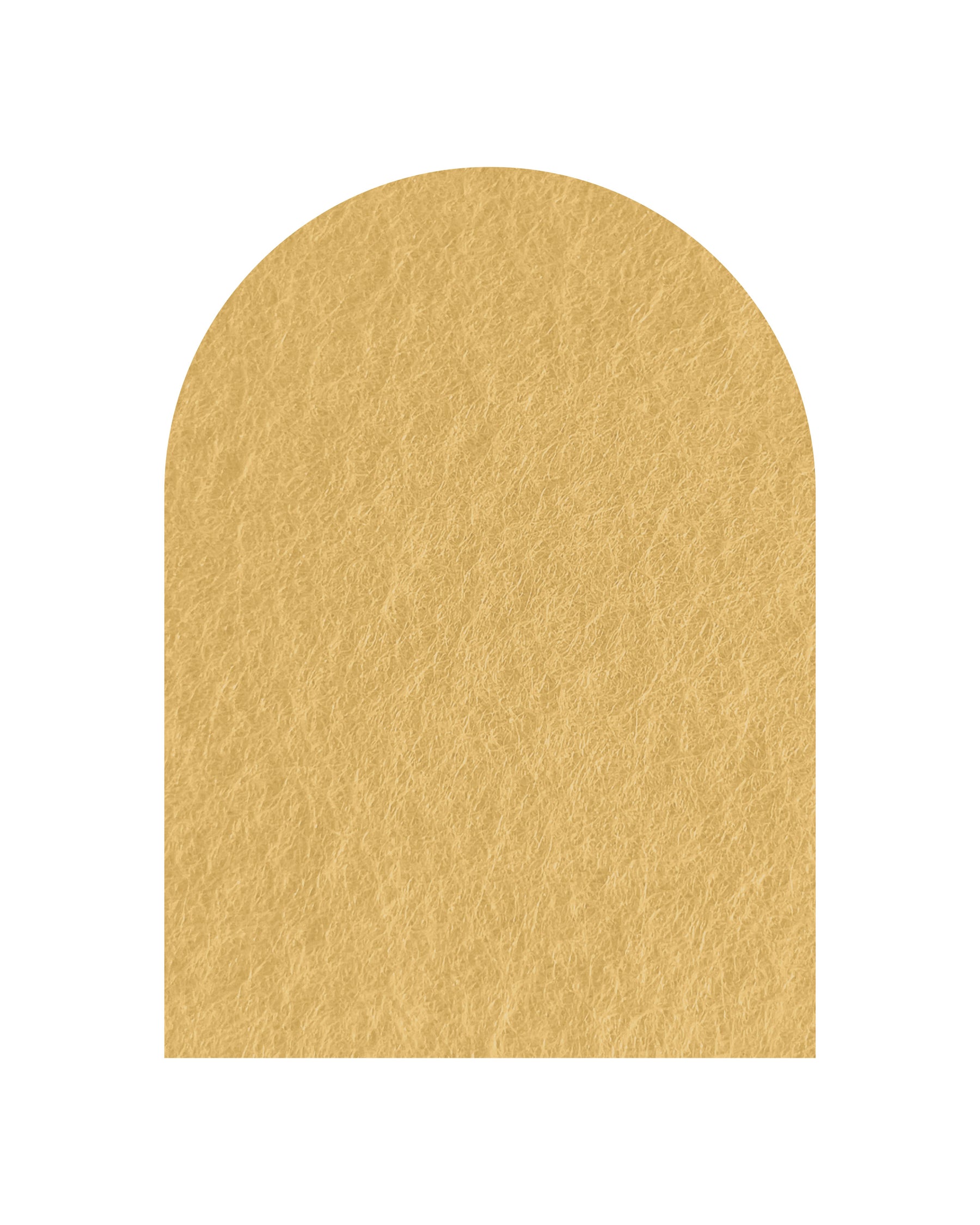 Mustard Arch Bulletin Board, a bold yellow bulletin board that makes a statement in creative and work environments.