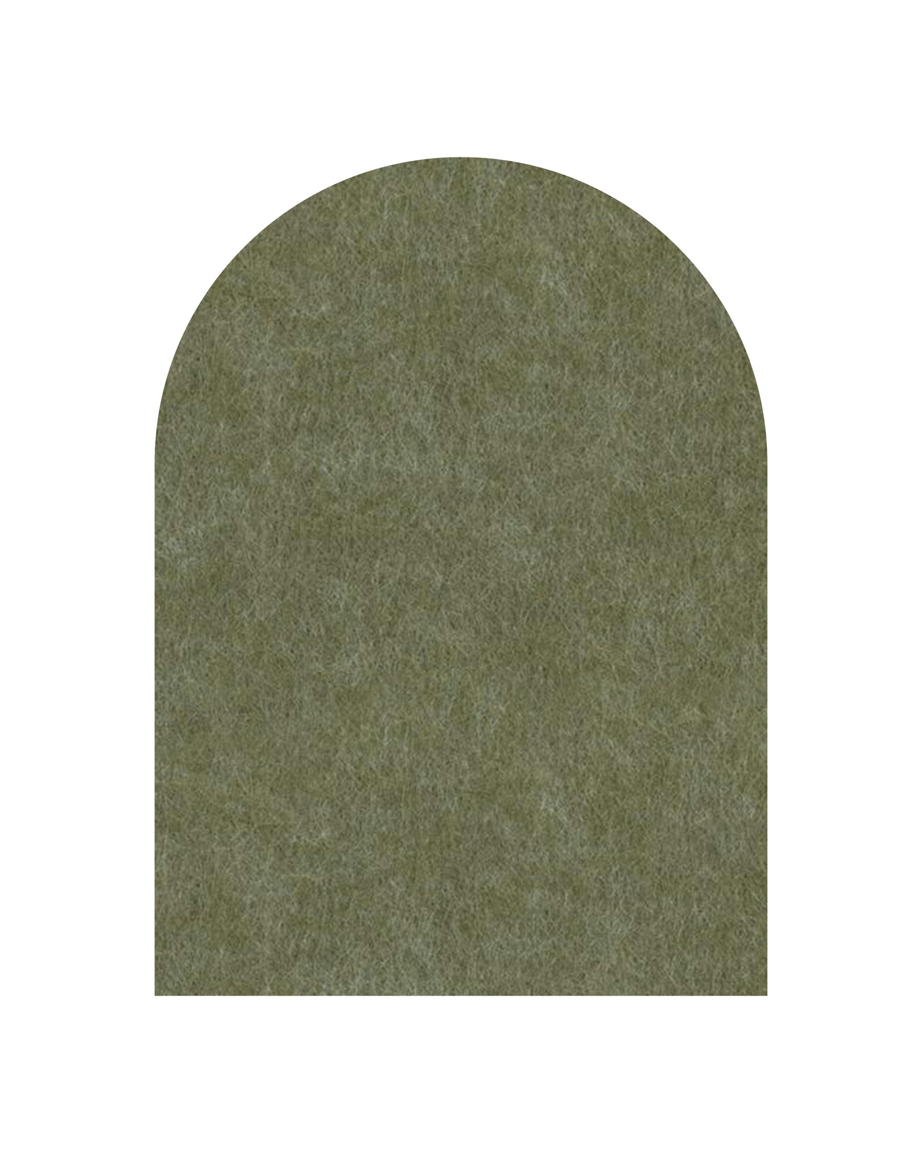 Olive Arch Bulletin Board, a rich green felt board adding a natural, earthy tone to office and home settings.