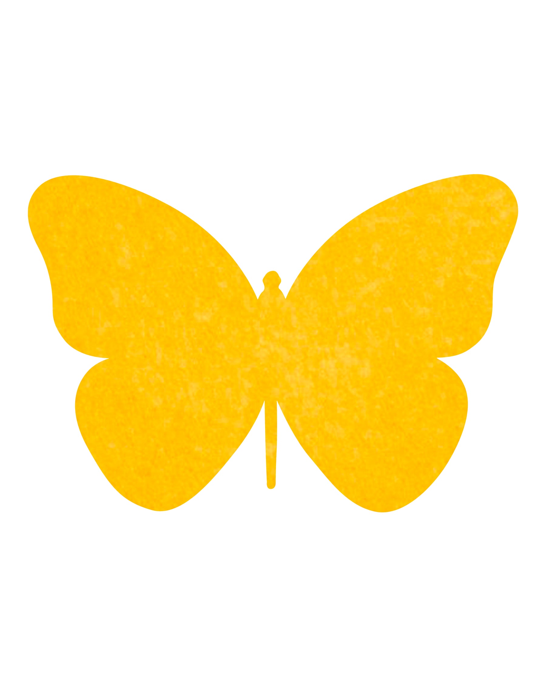 Yellow Butterfly Pin Board, a vibrant felt board perfect for adding a cheerful and functional element to kids’ rooms.