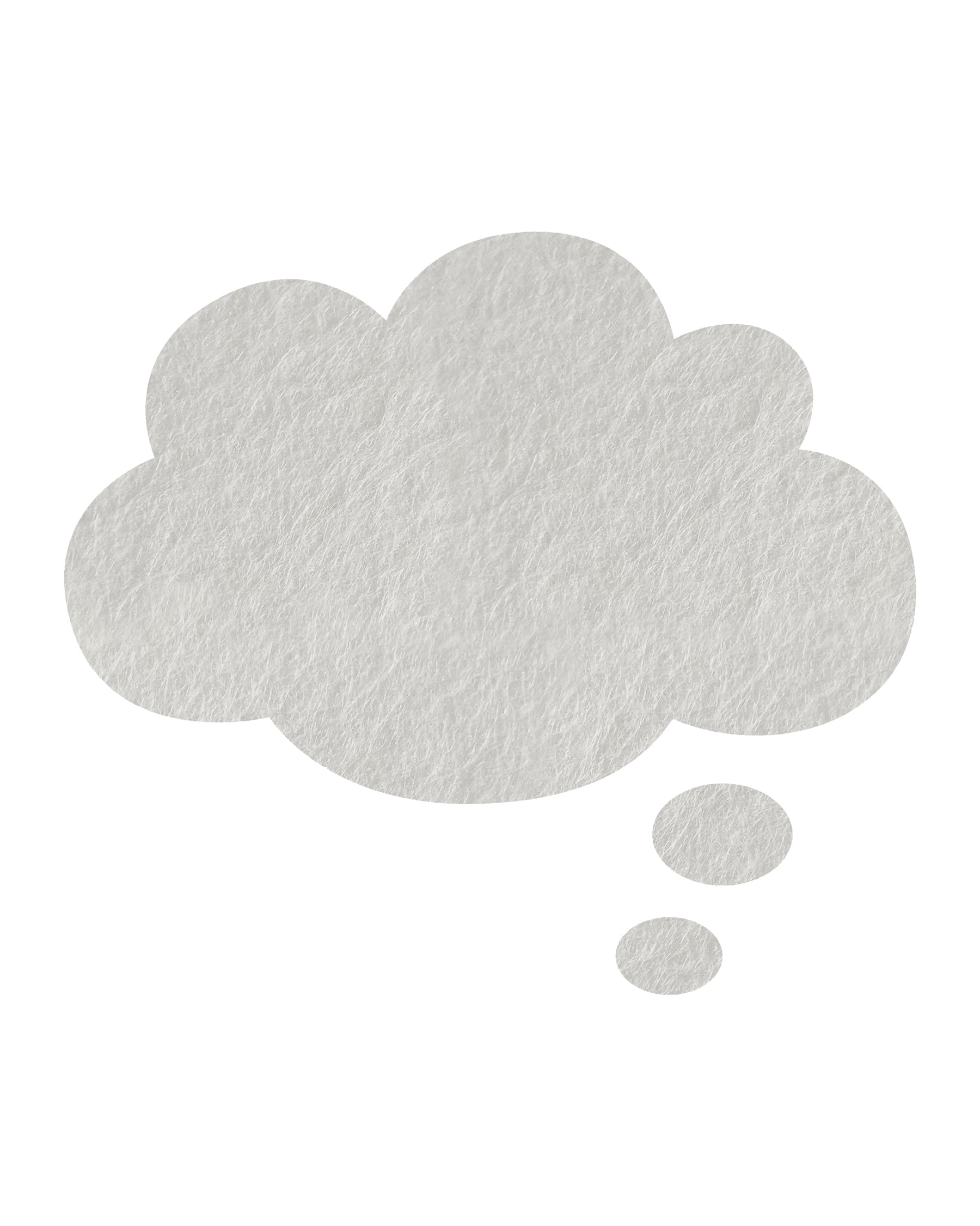 Ecru Thought Bubble Pin Board, a neutral-tone design ideal for organizing notes, memos, and inspiration in any space.
