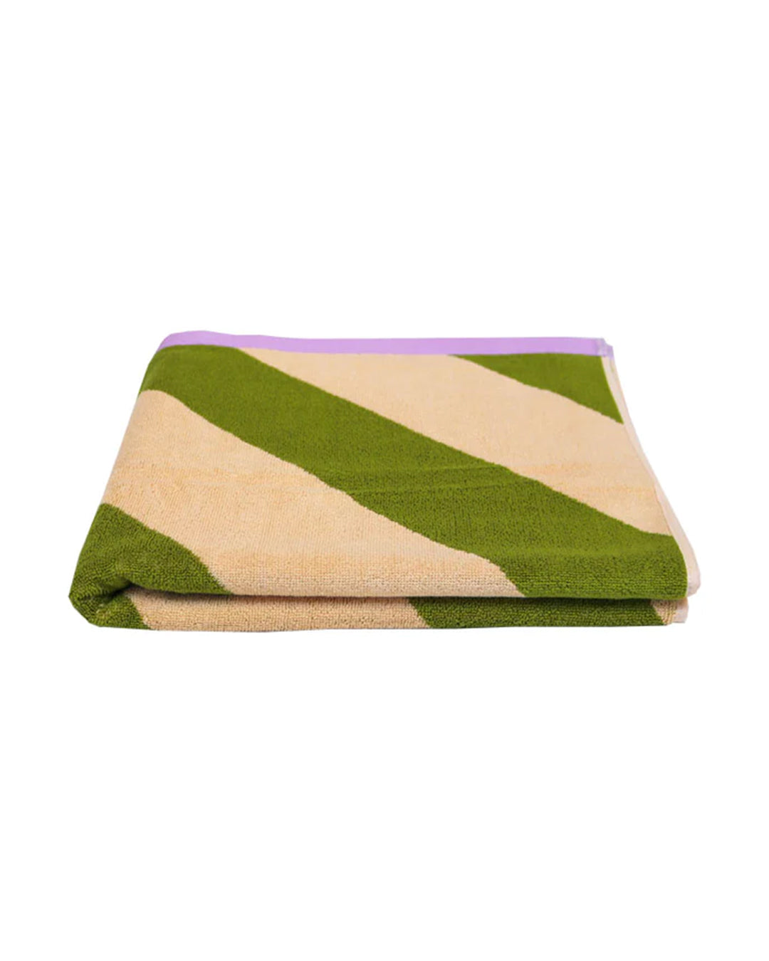 Add this playfulbold stripe to your kids bathroooms. The wide diagonal stripe in Pistachio and Cream with a lilac trim adds personality and fun to this fun style. Meticulously crafted for luxury ,these ultra-plush towels are made from 100% organic cotton for the dreamiest feel against your kids delicate skin. Designed in Melbourne Australia, ethically made in Portugal.
