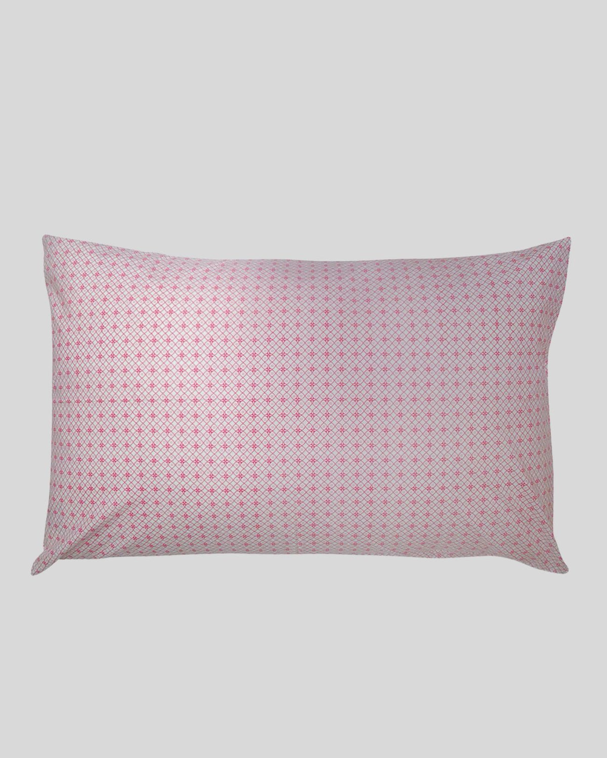 The Petite Rouge Pillowcases have a delicate, lace-like, pattern front and back. 100% brushed cotton, which is soft on children's skin. Machine Washable.  Standard Size: 48 x 73 cm