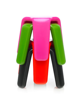 Designed by Ben McCarthy for Go Home, the Launch Junior stool is the ultimate colourful kids seat.  Stackable, indestructible, and UV resistant the stools offer a stylish, modern design to complement any residential or childcare environment.
