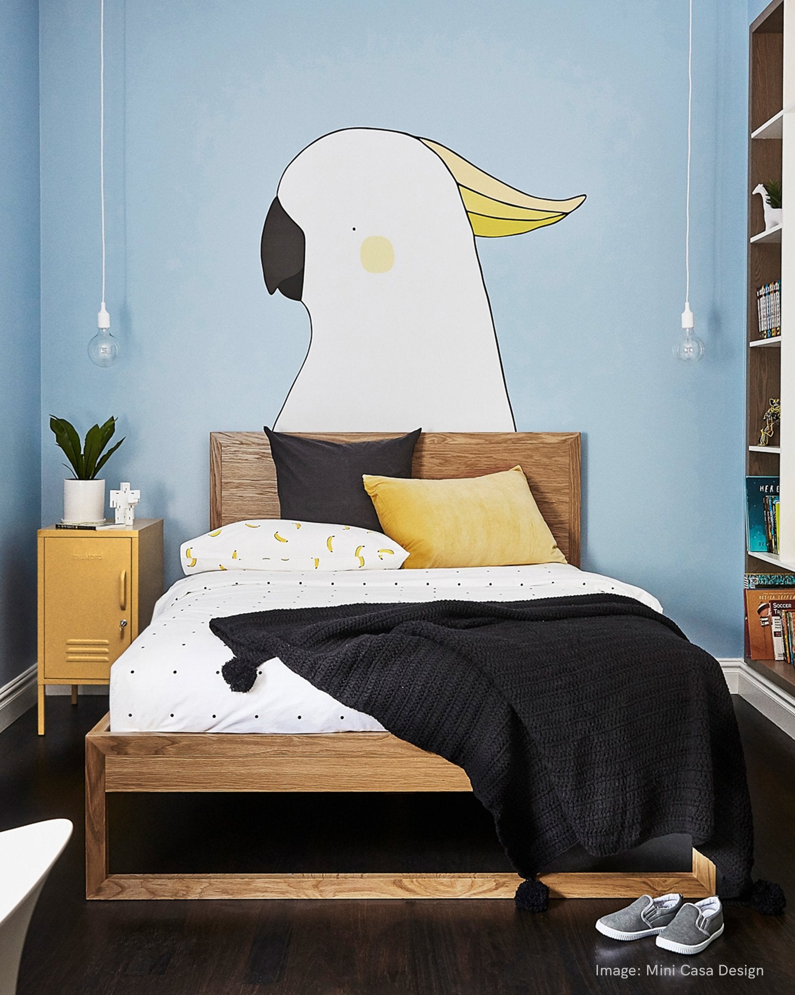 Wooden Children's Bed designed for the modern home. Available in Tasmanian Oak - naturall satin finish or Tasmanian Oak - white satin finish. Single bed, king single bed, double bed or queen bed for kids.