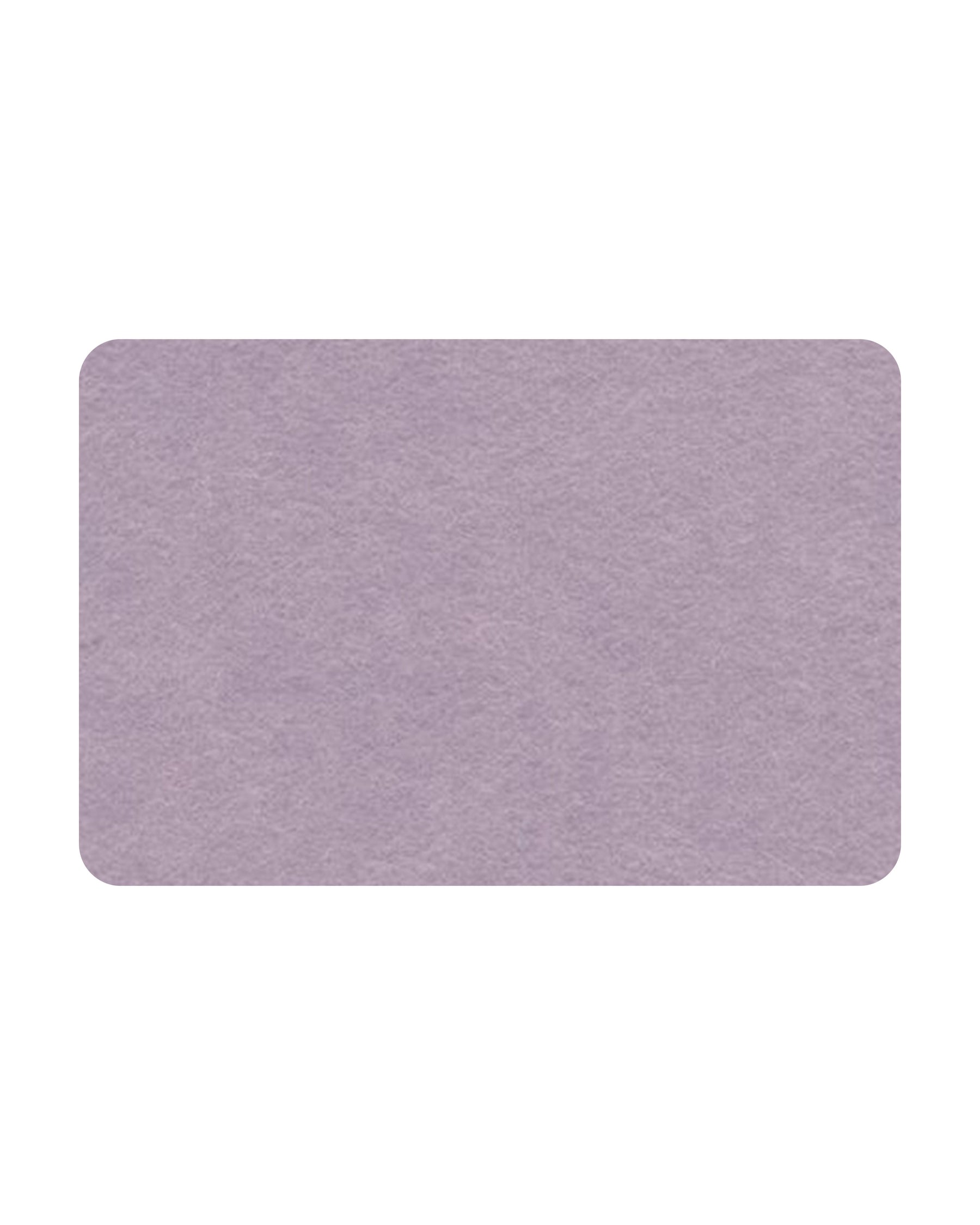 Lilac Curved Rectangle Bulletin Board, a soft pastel felt board, bringing both personality and function to office and study spaces.