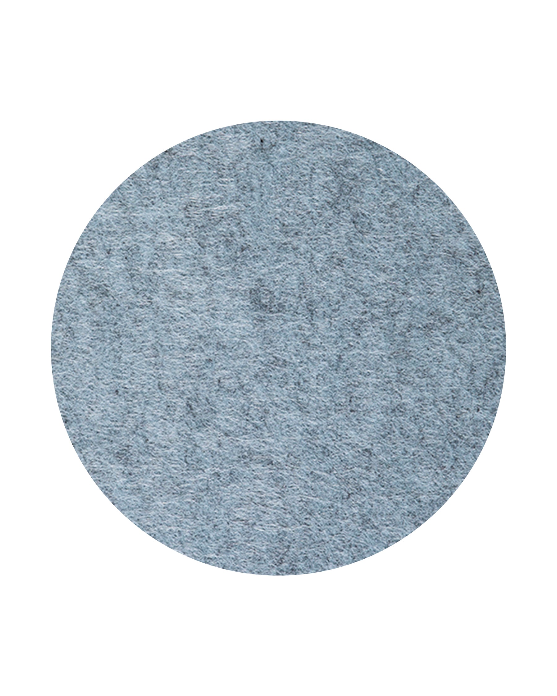 Cadet Round Bulletin Board, a muted blue felt notice board, providing a sleek and modern way to keep track of important information.