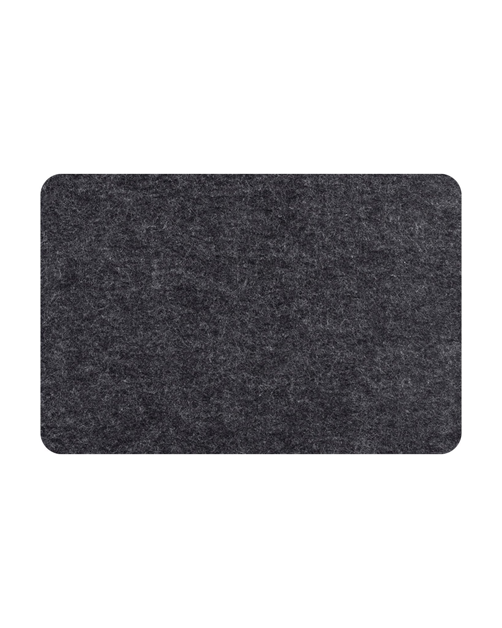 Ash/Charcoal Curved Rectangle Bulletin Board, a dark grey bulletin board that offers a sleek and modern solution for organizing schedules and ideas.