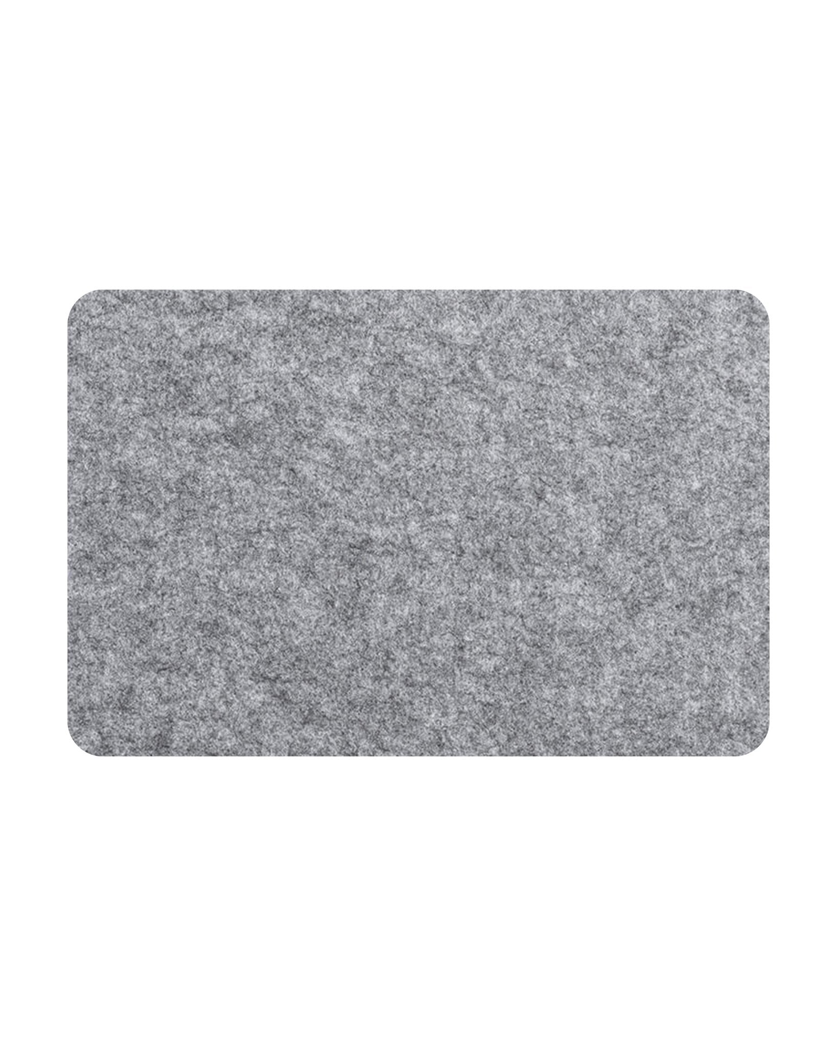 Grey Curved Rectangle Bulletin Board, a minimalist bulletin board, blending seamlessly into professional office settings.