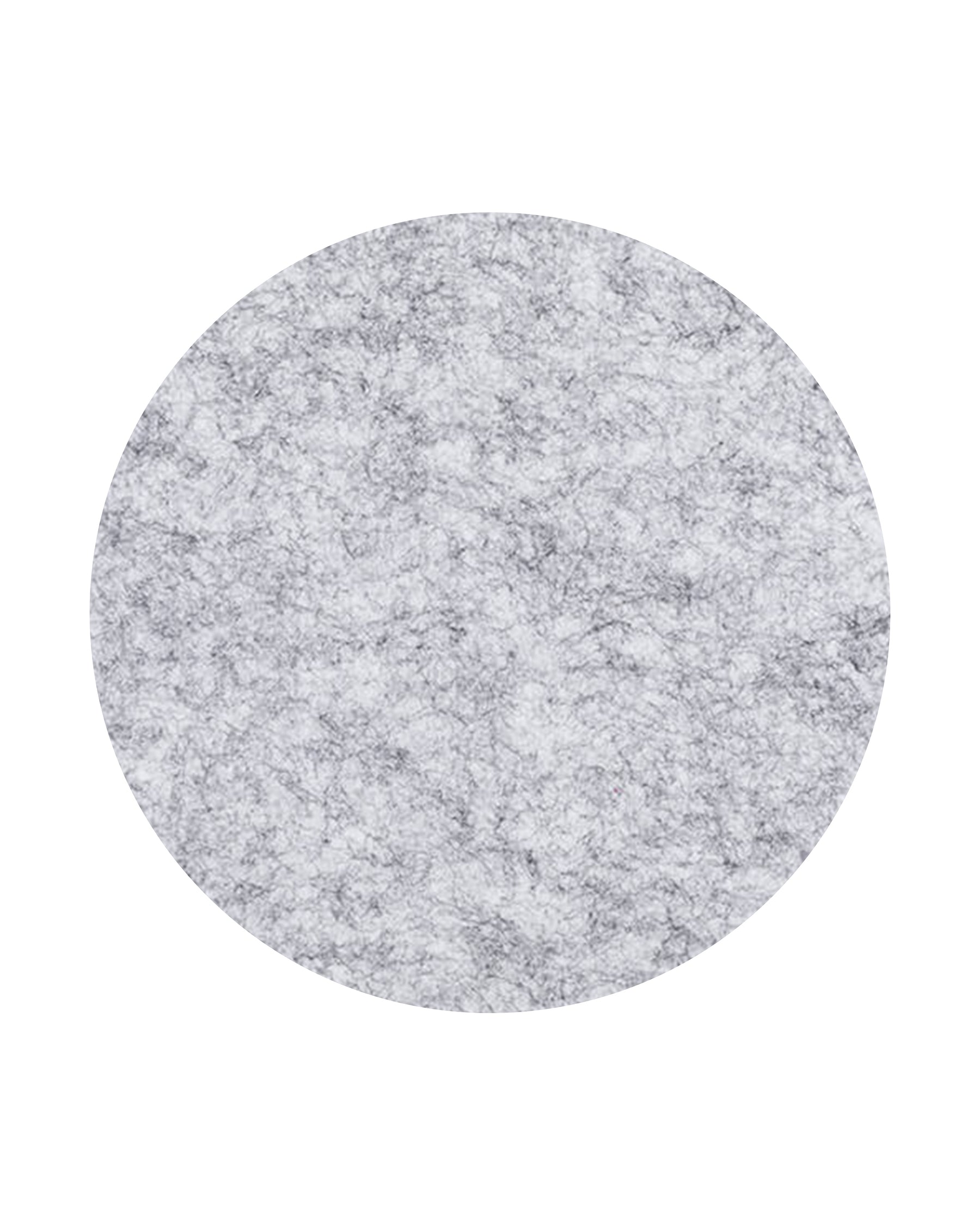 Silver Round Bulletin Board, a sleek and modern felt notice board, blending seamlessly into professional and home office settings.