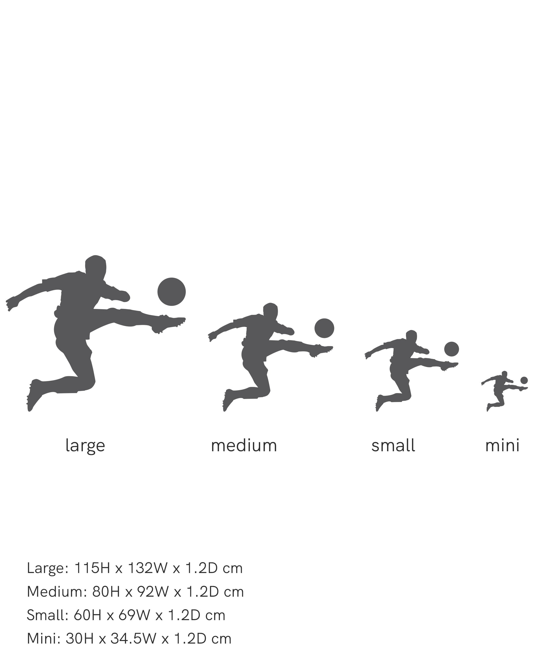 Soccer Pin Board in multiple sizes, showcasing the variety of options for kids' bedrooms, study areas, and play spaces.