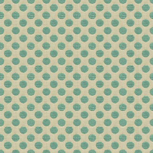 Kate Spade Posie Dot upholstery dot fabric. This designer fabric with cheeky dots all over comes on a beige background from the Kate Spade Curiosities Collection.  Viscose - 59%, Cotton - 21%, Polyester - 20%. Width 137cm.  Application: Chairs, cushions, seat cushions (6 cube bookcase), beds and bedheads