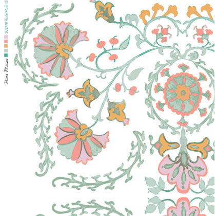 A stunning floral collection of fabrics. Available in 3 gorgeous colourways for kids interiors. Order your FREE fabric swatch today! Application: beds, bedheads, Scoop 6 Cube Bookcase seat pad and cushions