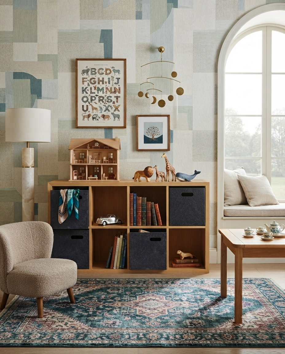 SCOOP TIMBER BOOKCASE SHELL |  8 CUBE HORIZONTAL