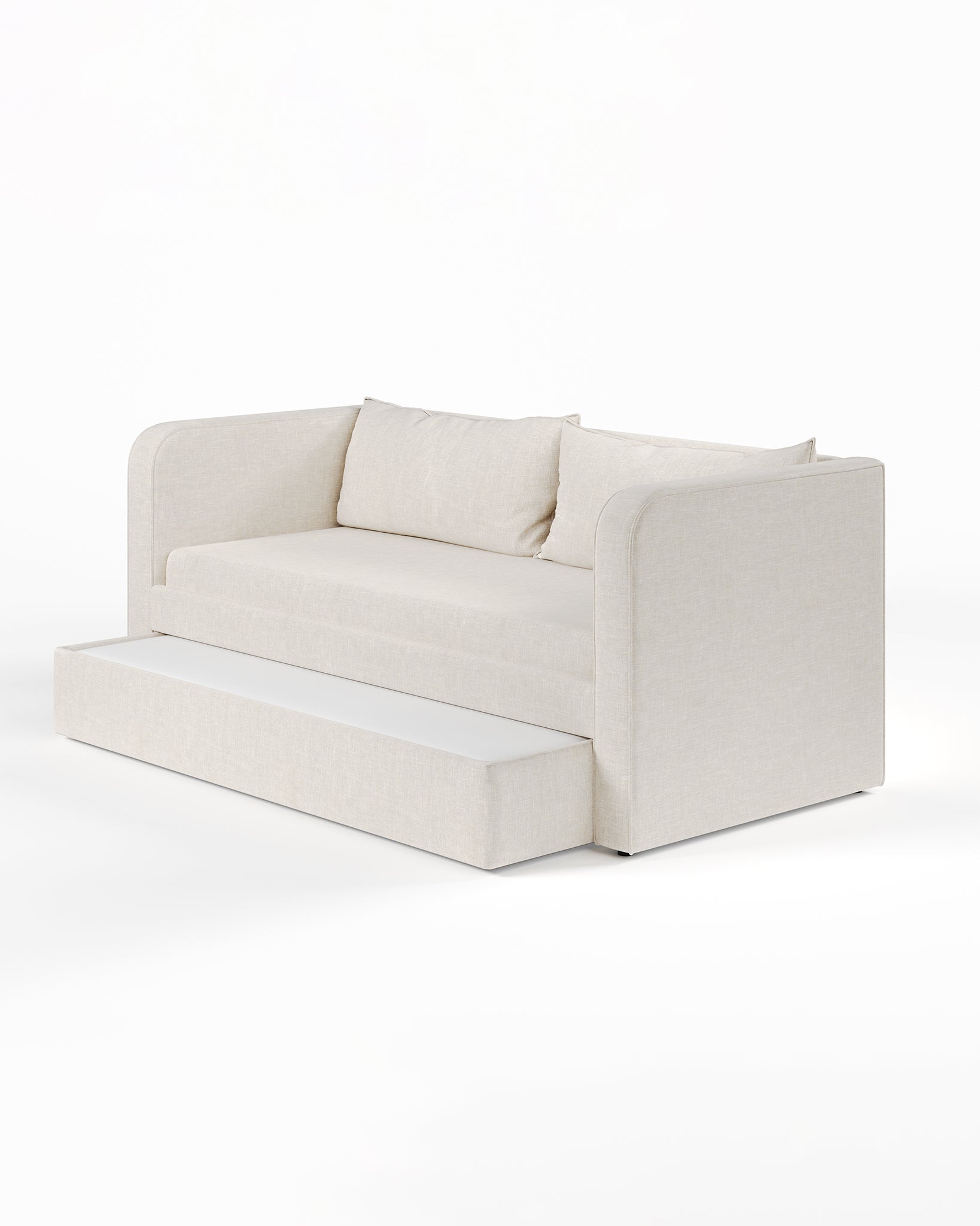 ARCHER UPHOLSTERED DAYBED | CHAMBRAY | WEAVE