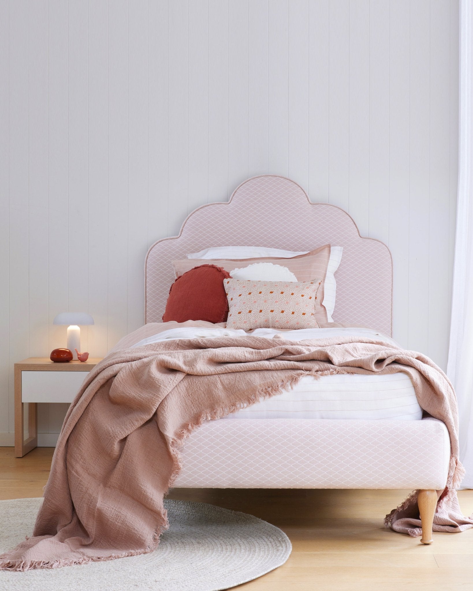 BRONTE UPHOLSTERED BED