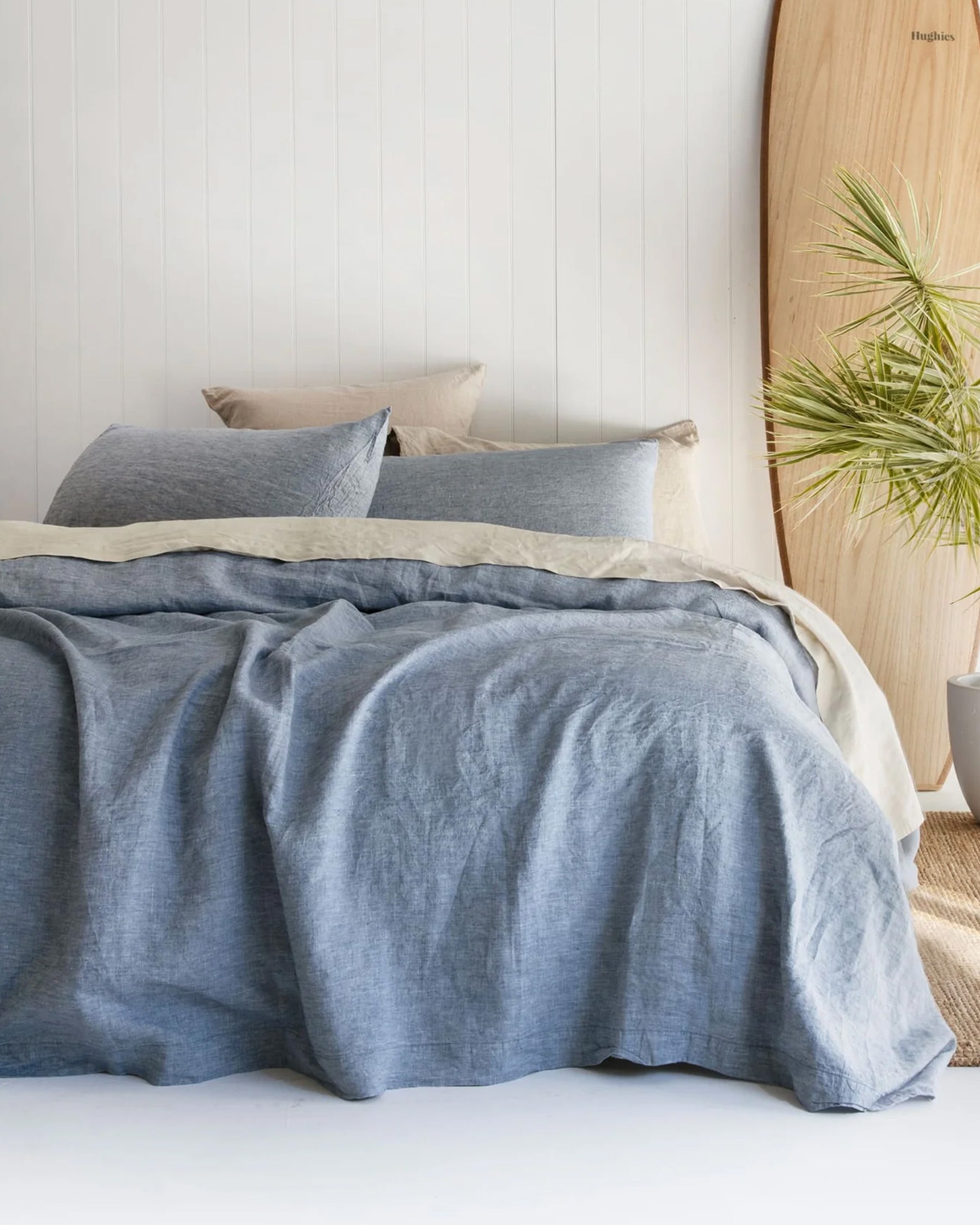 100% LINEN OCEAN DUVET SET