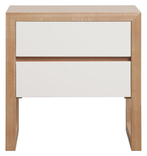 COLOUR BOX TIMBER BEDSIDE TABLE  |  2 DRAWER