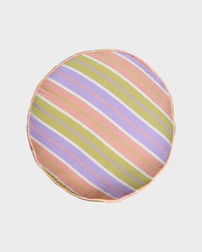 MIAMI STRIPE ROUND CUSHION