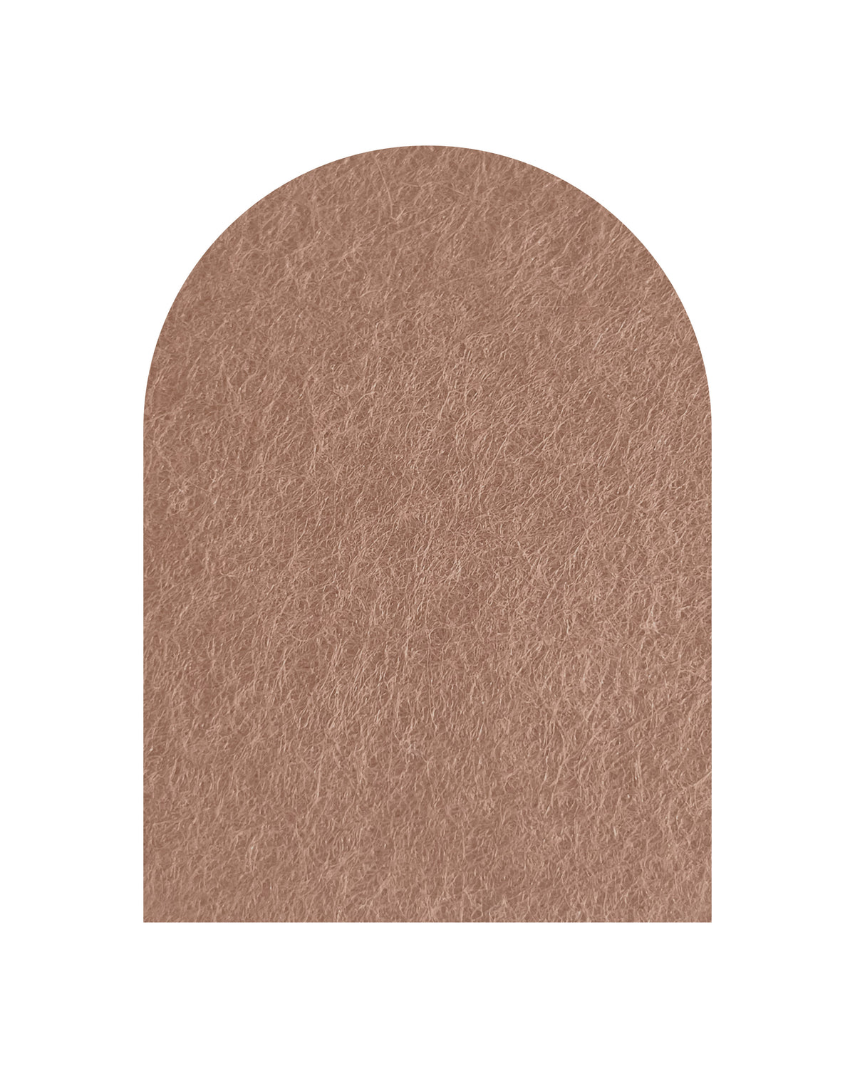 Milk Cocoa Arch Bulletin Board, a warm-toned felt board that enhances home offices and collaborative spaces.