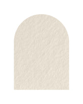 Ecru Arch Bulletin Board, a soft, off-white felt notice board that complements minimalist office designs.