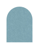 Stream Arch Bulletin Board, a deep blue felt notice board, perfect for organizing memos and brainstorming ideas.