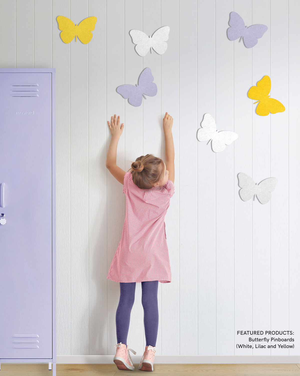 Lilly and Lolly have designed the Mini Butterfly Decor to adorn your kid's walls. Our fluttering Butterfly Wall Decors have a beautiful felt-like appearance, and are amazing to touch as well as visually appealing in kids bedrooms and playrooms. They come with easy peel and stick tabs for your wall.