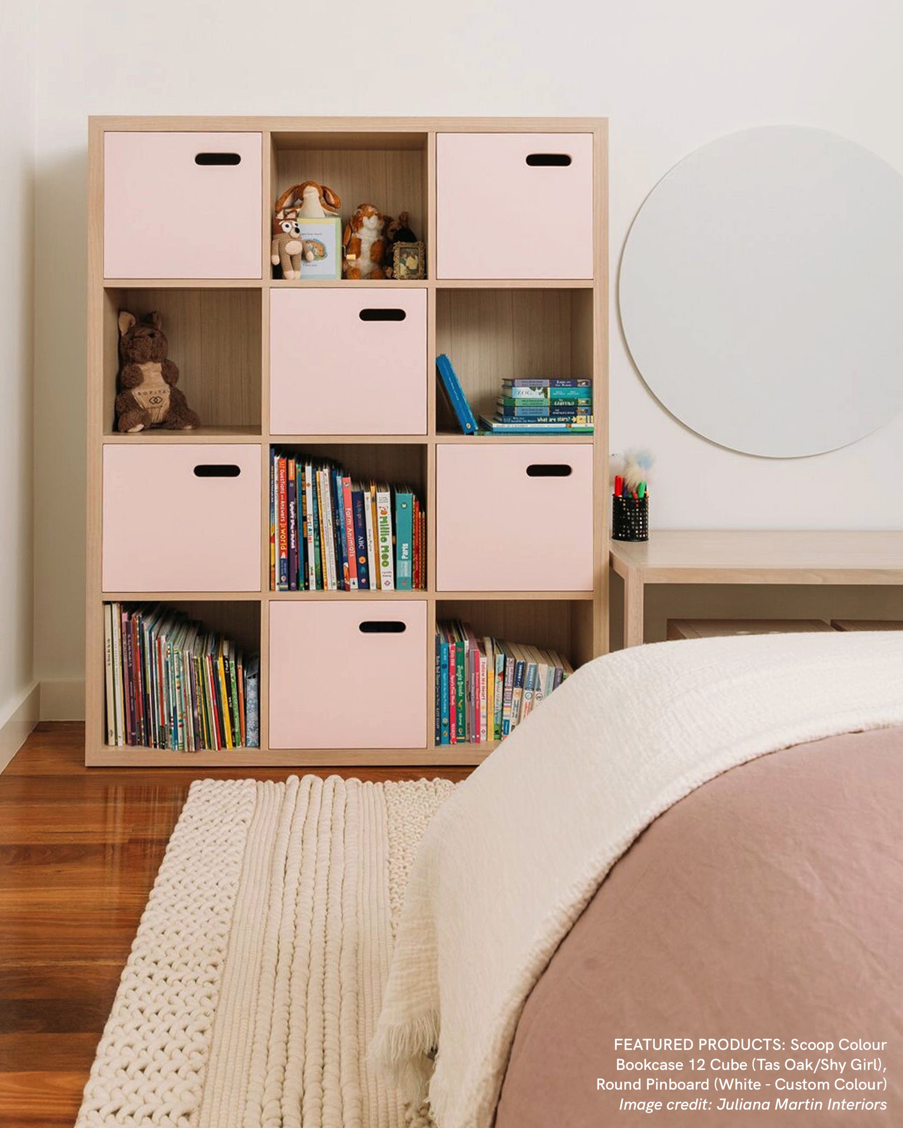 SCOOP COLOUR BOOKCASE  |  12 CUBE