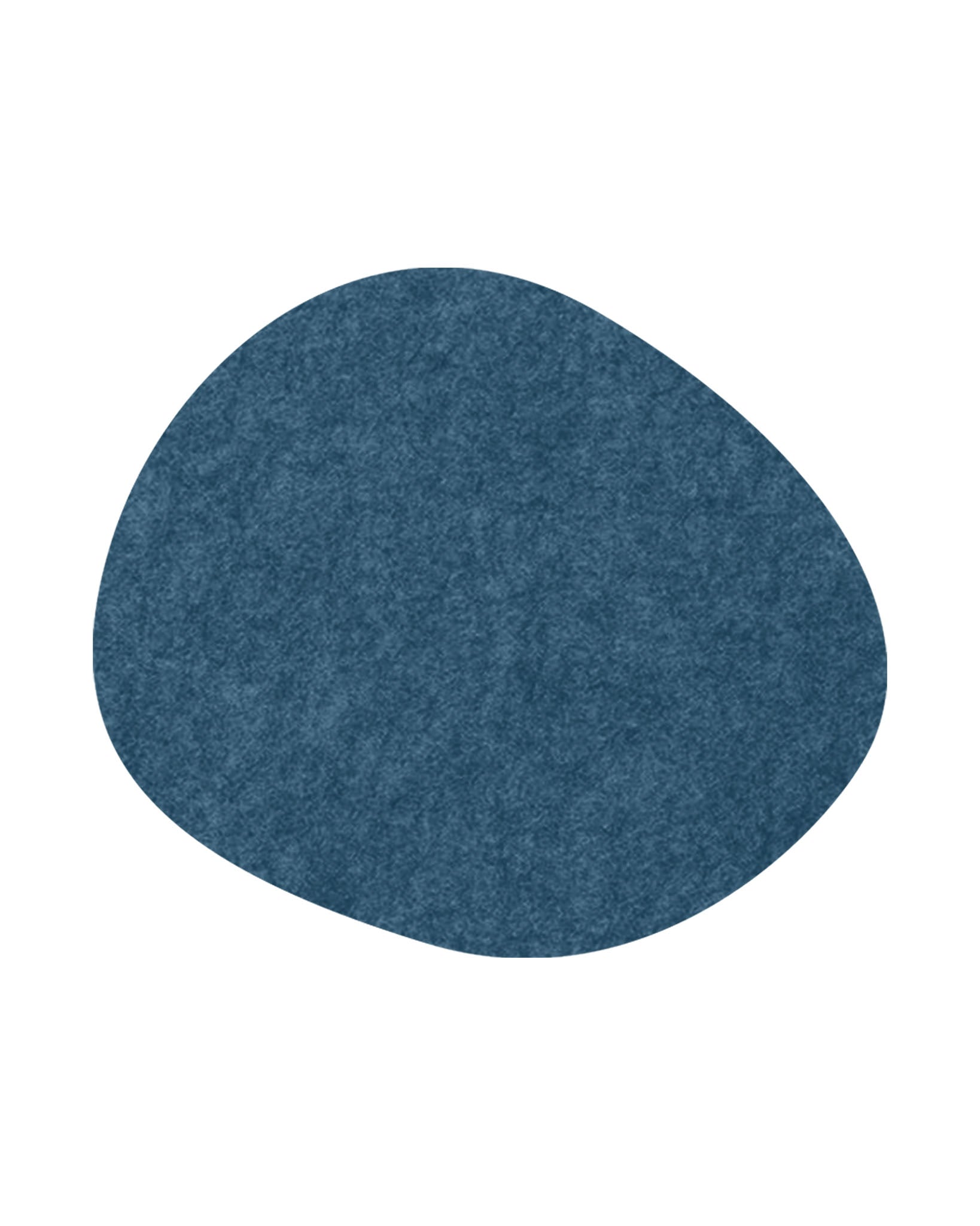 Denim Pebble Bulletin Board, a deep blue felt board, offering a stylish and practical way to display important information.