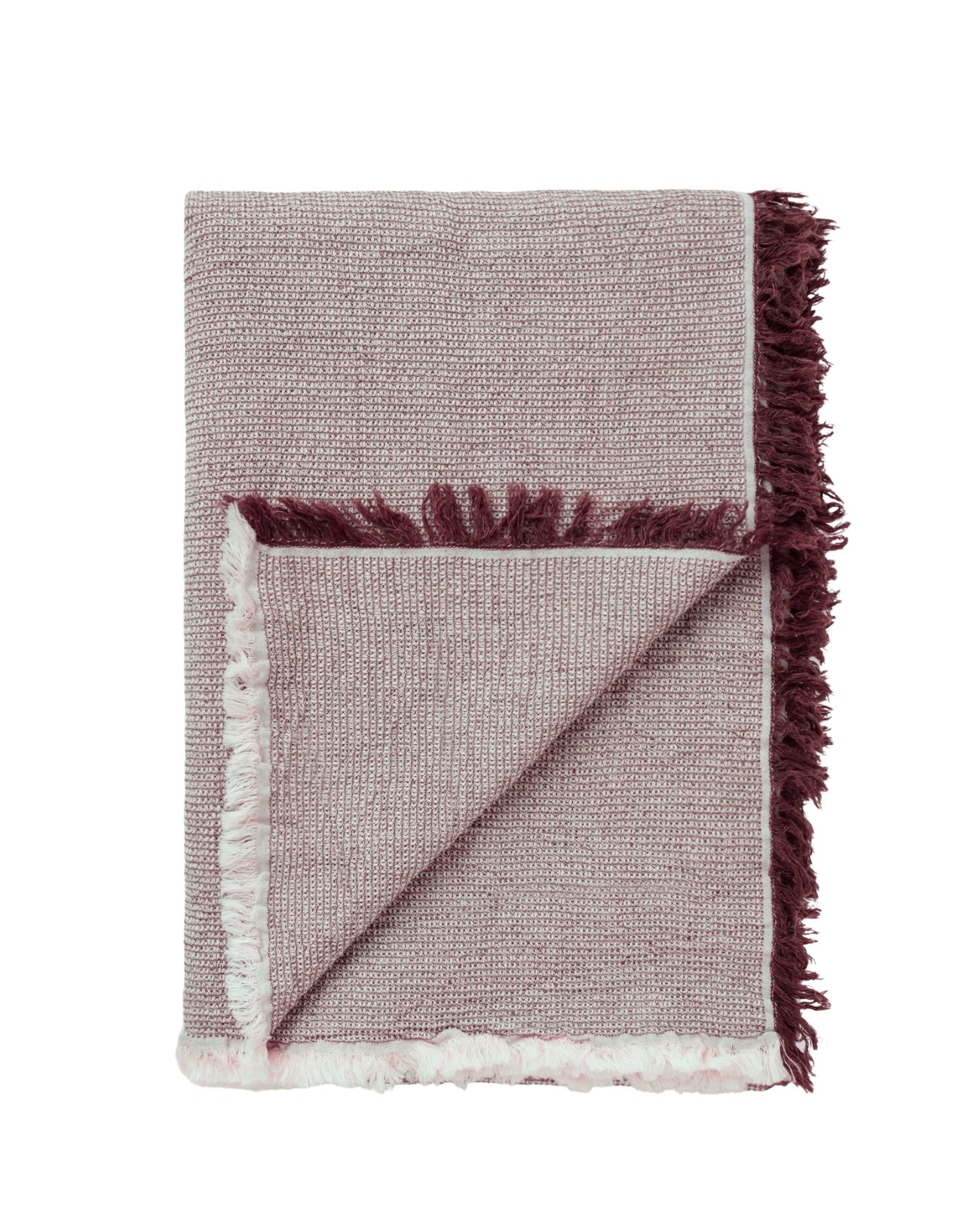 LIGHT PLUM THROW
