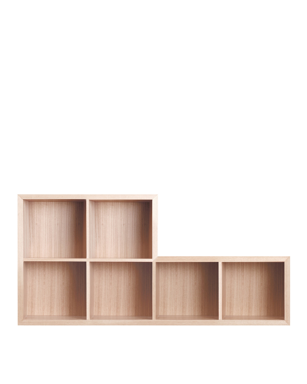 SCOOP BOOKCASE SHELL | 6 CUBE LEFT