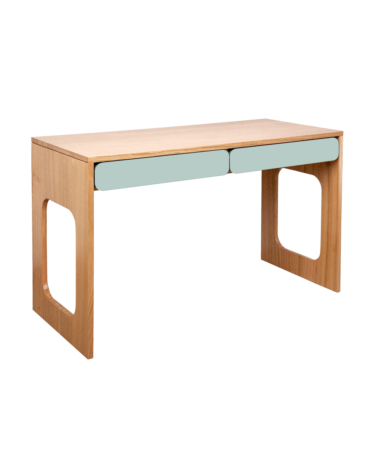 SCOOP COLOUR TIMBER DESK