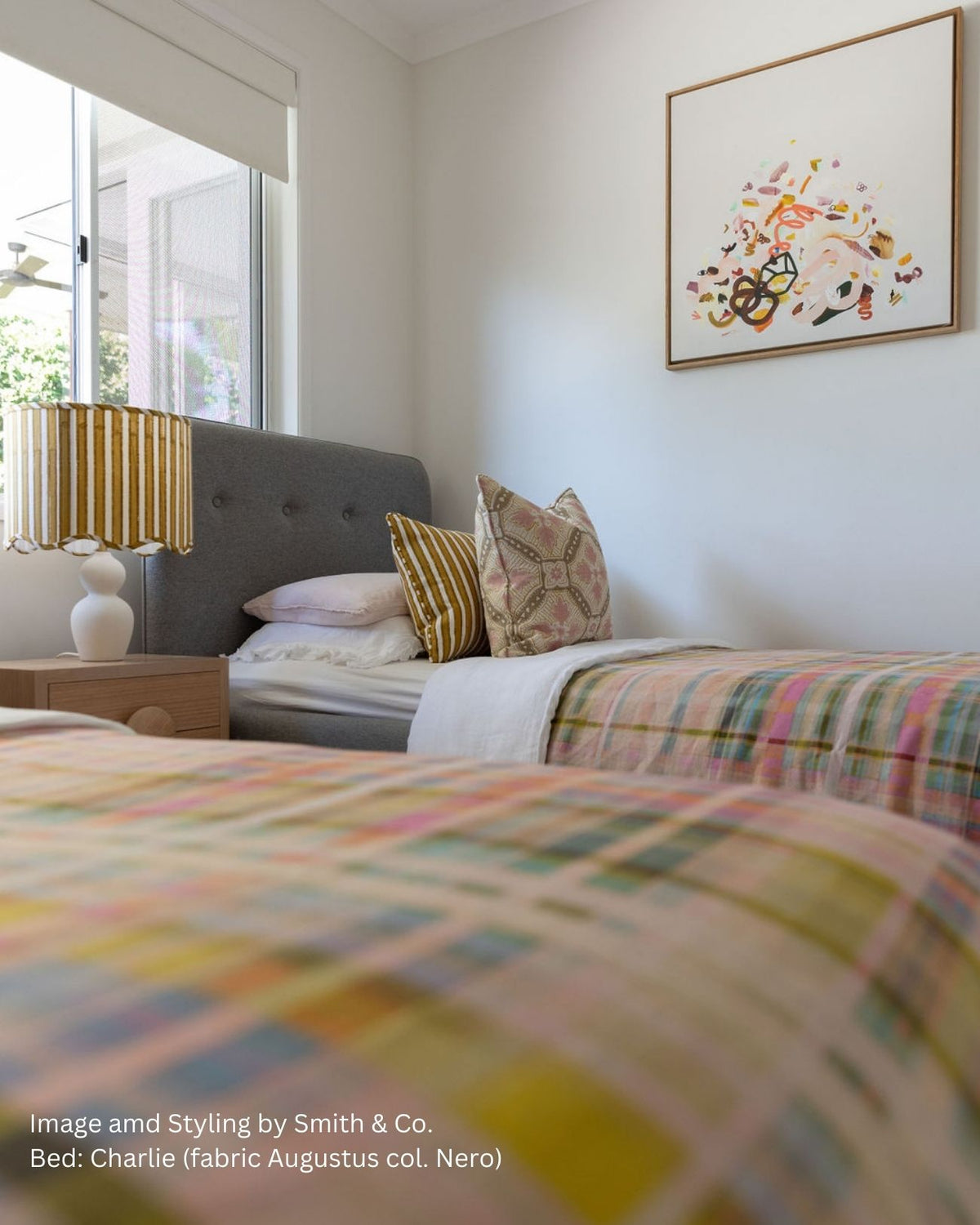 CHARLIE UPHOLSTERED BEDHEAD