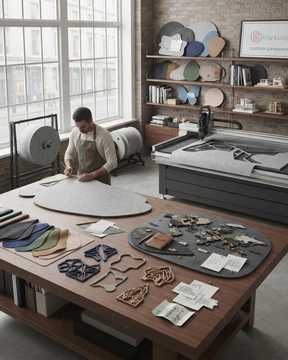 Bespoke Architectural Felt Pinboards, handcrafted to order in our Sydney workshop. Whether you're creating a statement wall for a child's bedroom, designing an inspiring learning environment, or developing a unique commercial space, we can transform your ideas into beautifully crafted felt pinboards tailored to for you.

