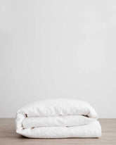 LINEN DUVET SET | WHITE