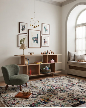 NED TIMBER BOOKCASE 2 TIERED