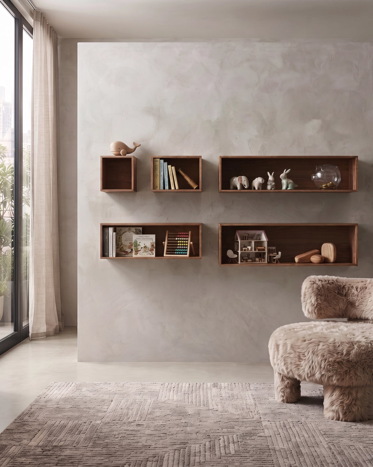 NED TIMBER WALL NOOK
