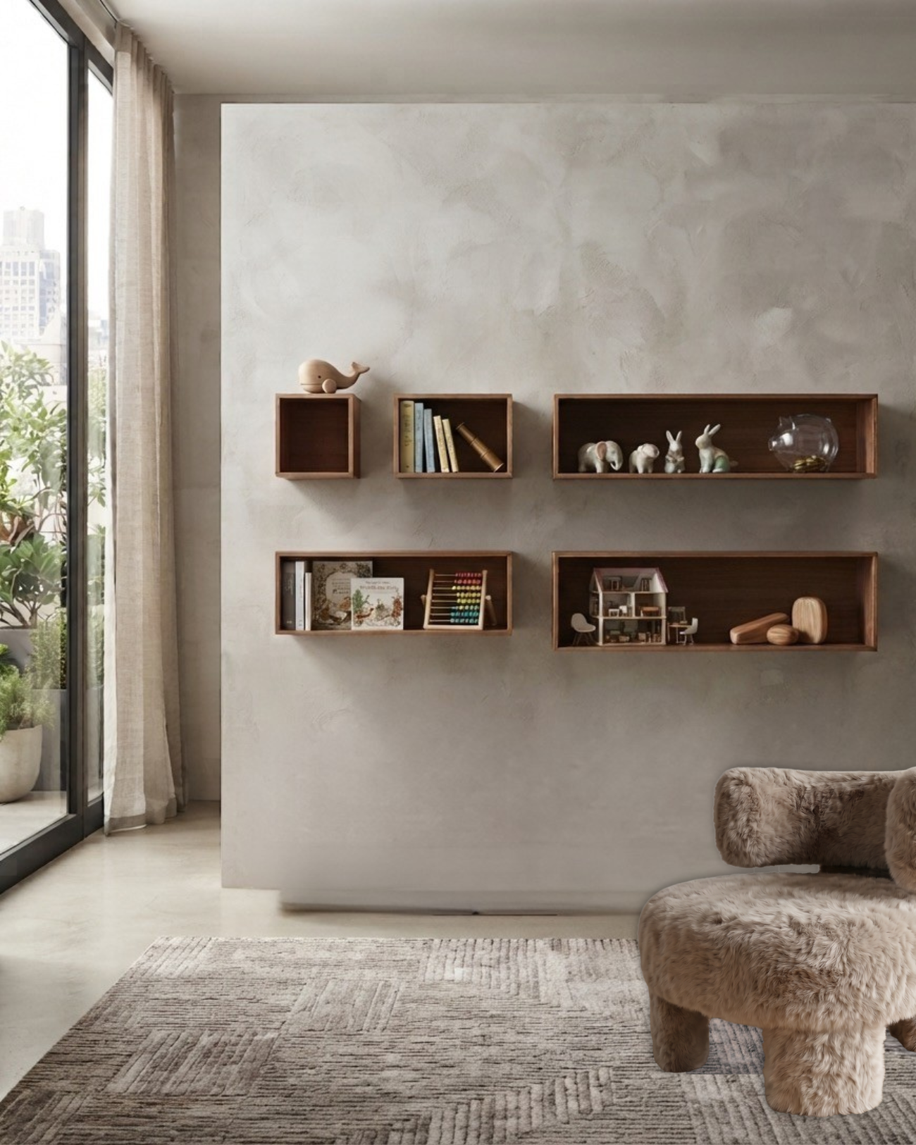 NED TIMBER WALL NOOK