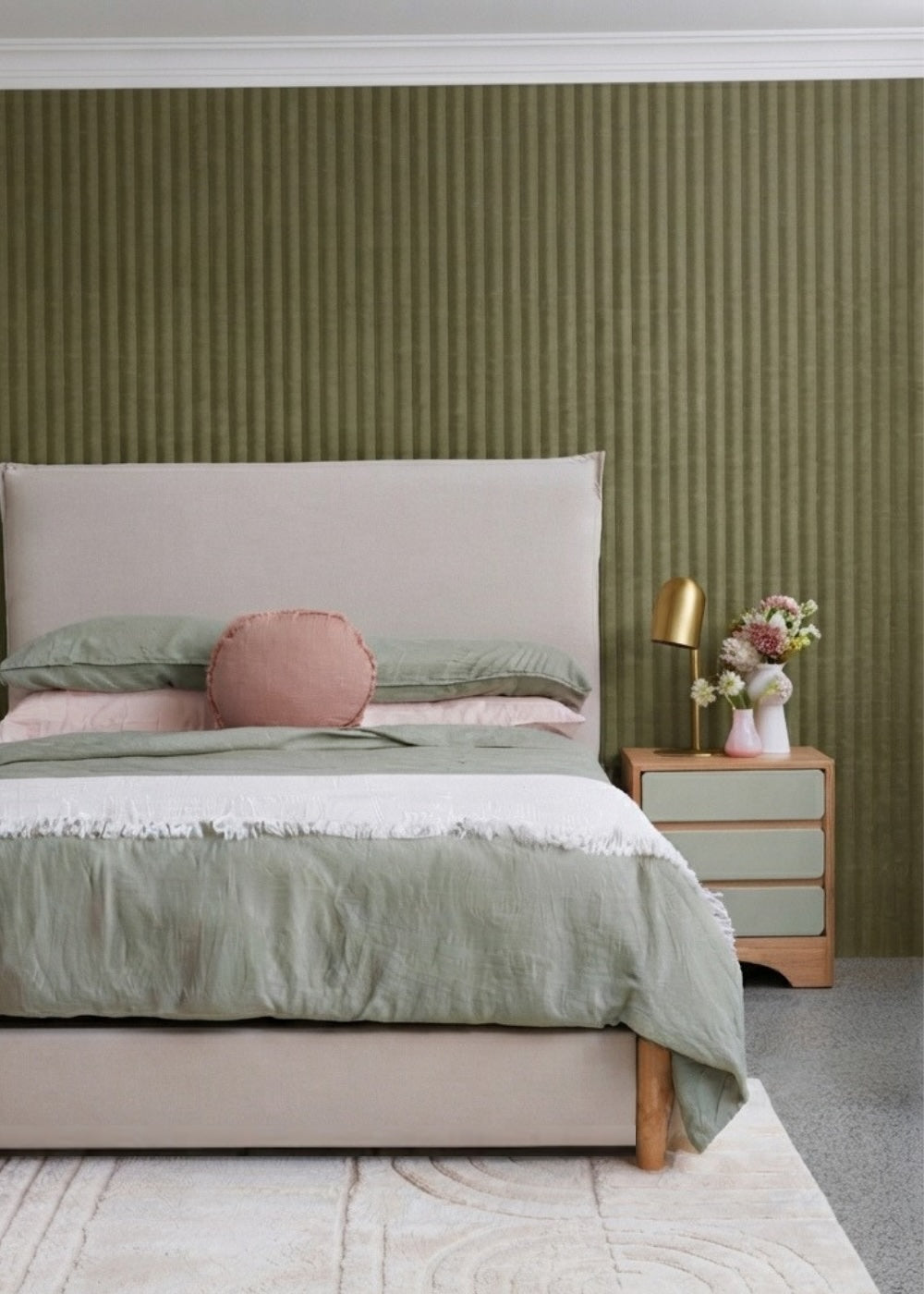NOA UPHOLSTERED TRUNDLE