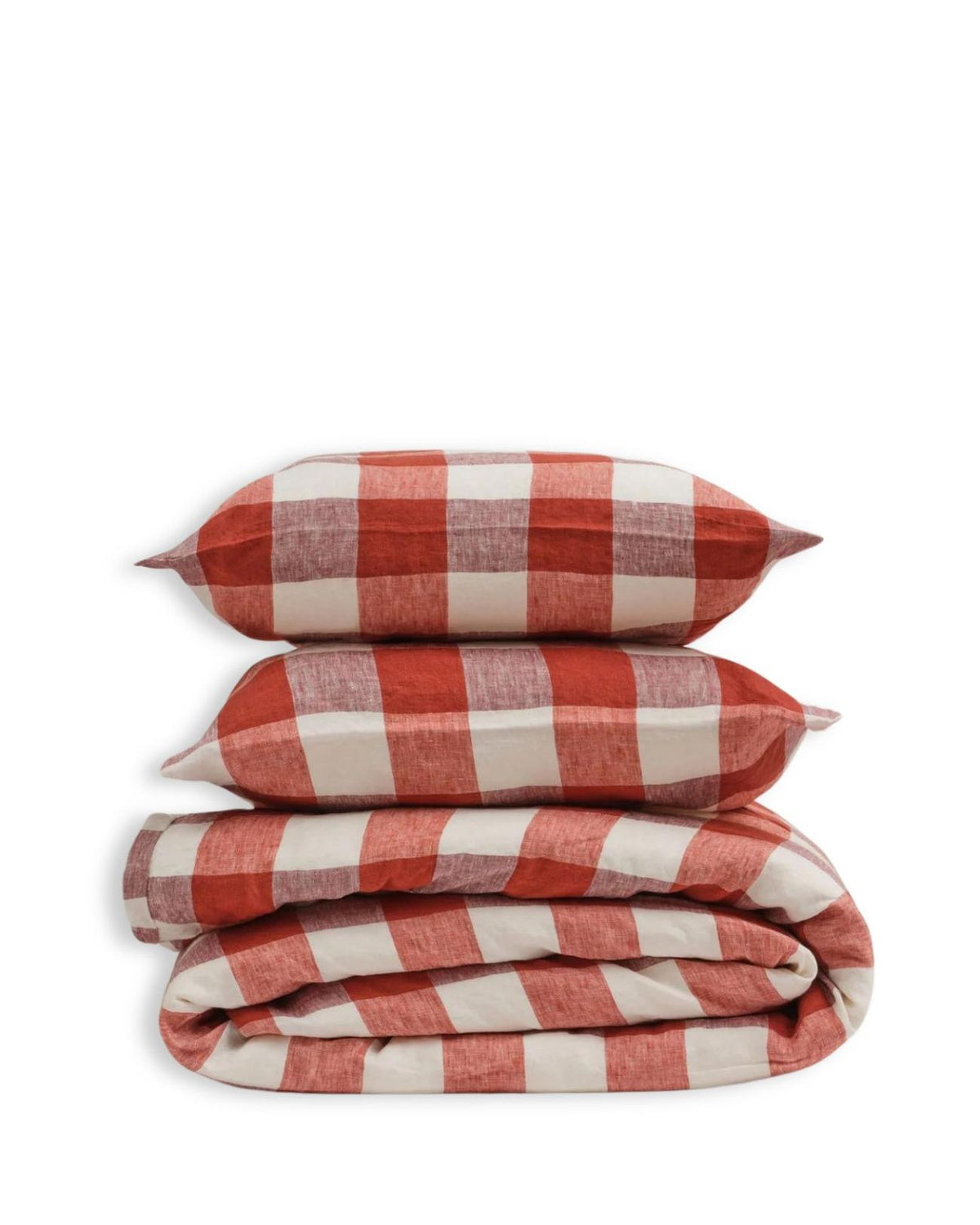 Make your kids' bedroom the comfiest place with our 100% French linen duvet cover set in Paprika. These duvet covers are finished with ties to create a natural look and to ensure making your kids bed is easy. Co-ordinates perfectly with the wide natural stripe sheet set.