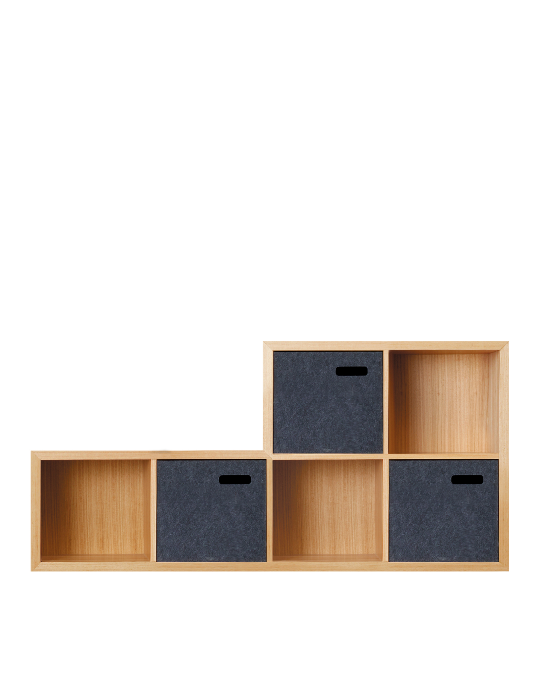 SCOOP BOOKCASE SHELL | 6 CUBE