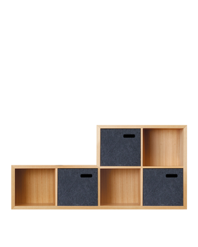 SCOOP BOOKCASE SHELL | 6 CUBE