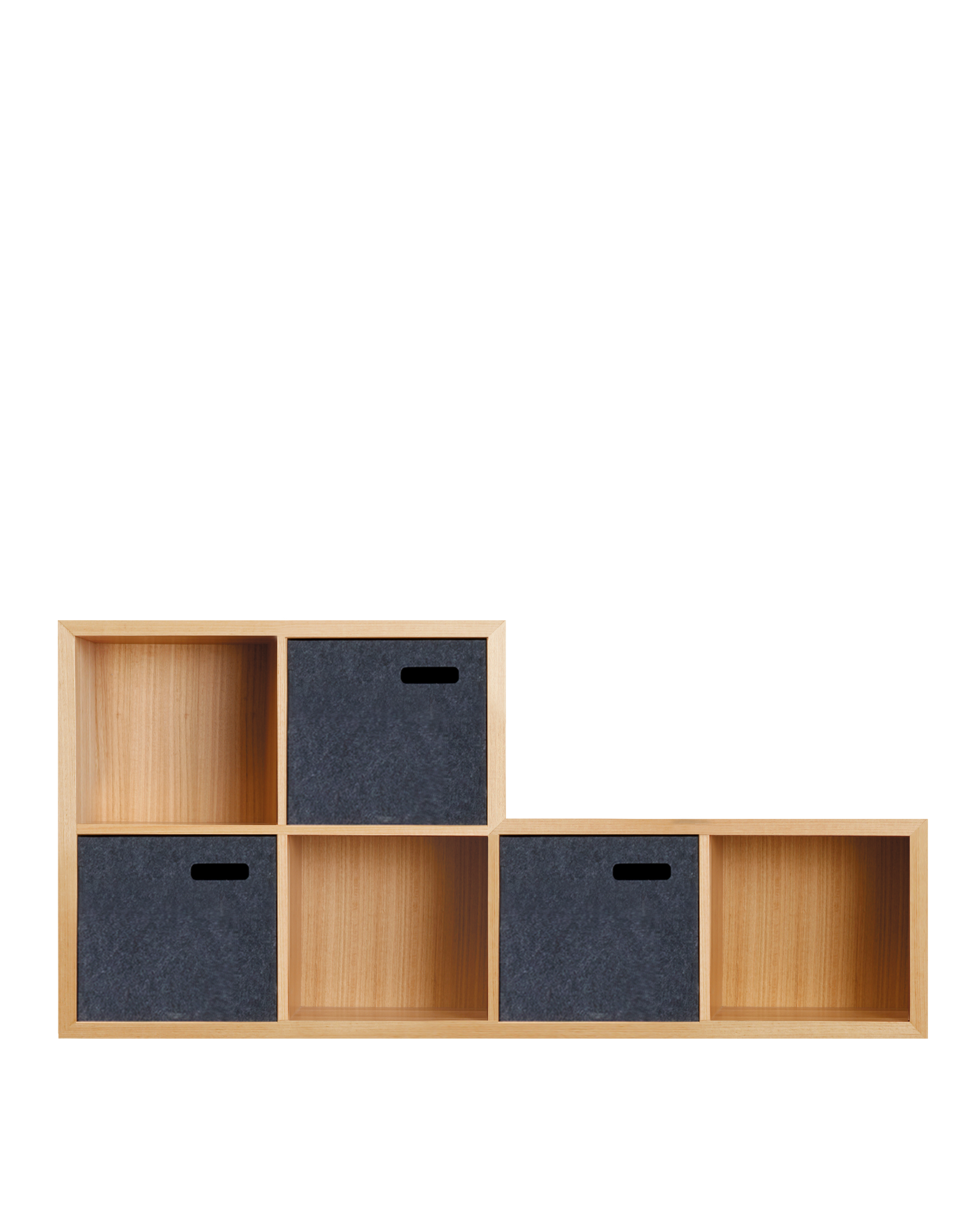 SCOOP BOOKCASE SHELL | 6 CUBE