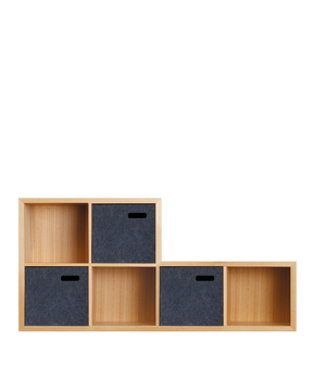SCOOP BOOKCASE SHELL | 6 CUBE