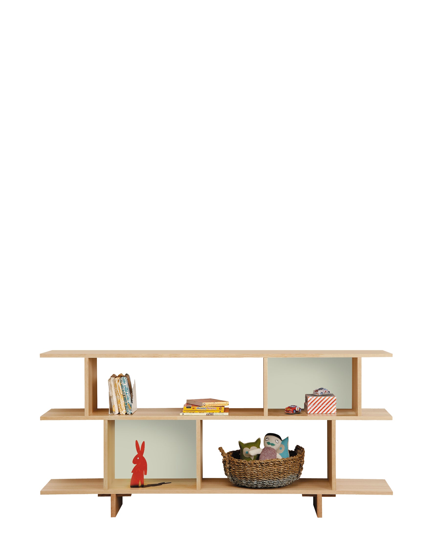 NED BOOKCASE 2 TIERED