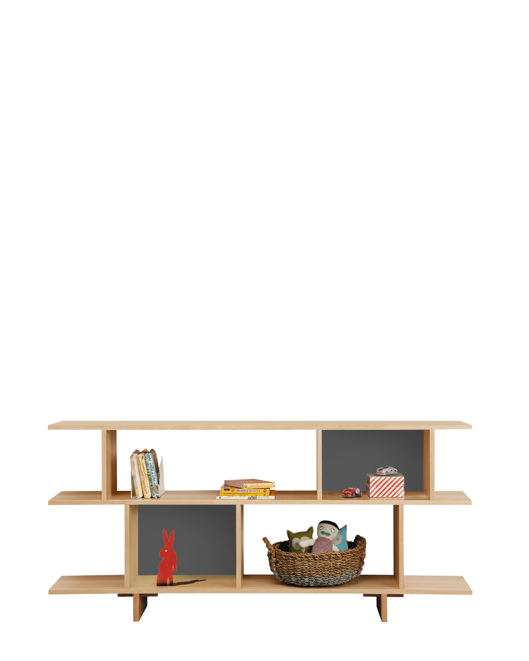 NED BOOKCASE 2 TIERED