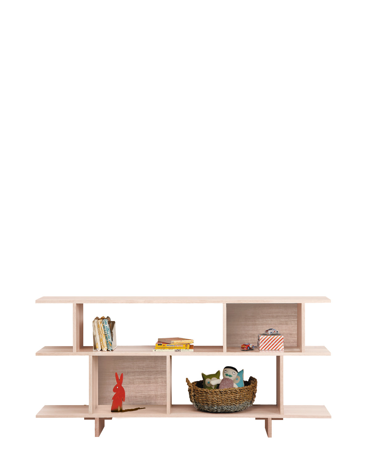 NED BOOKCASE 2 TIERED