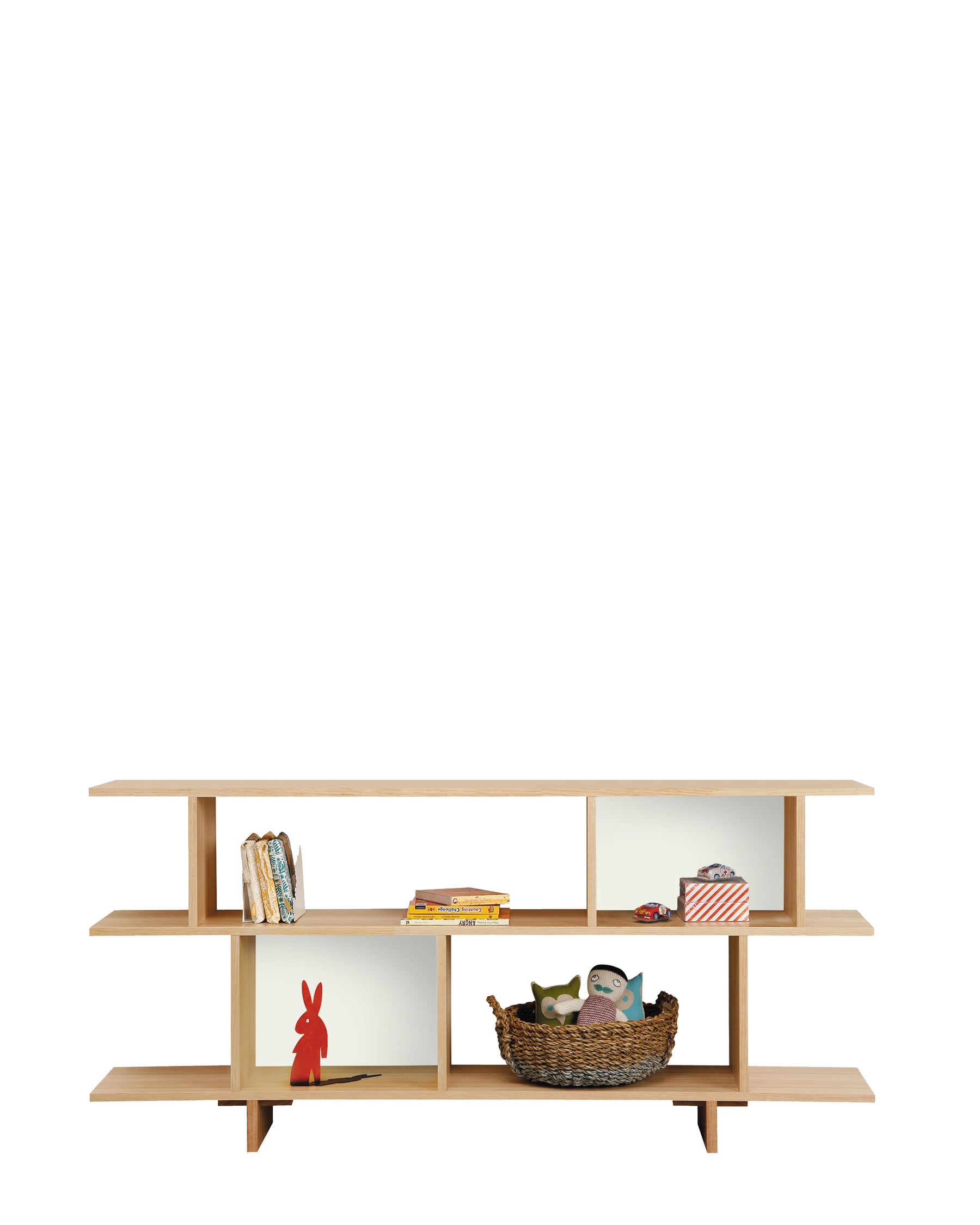 NED BOOKCASE 2 TIERED