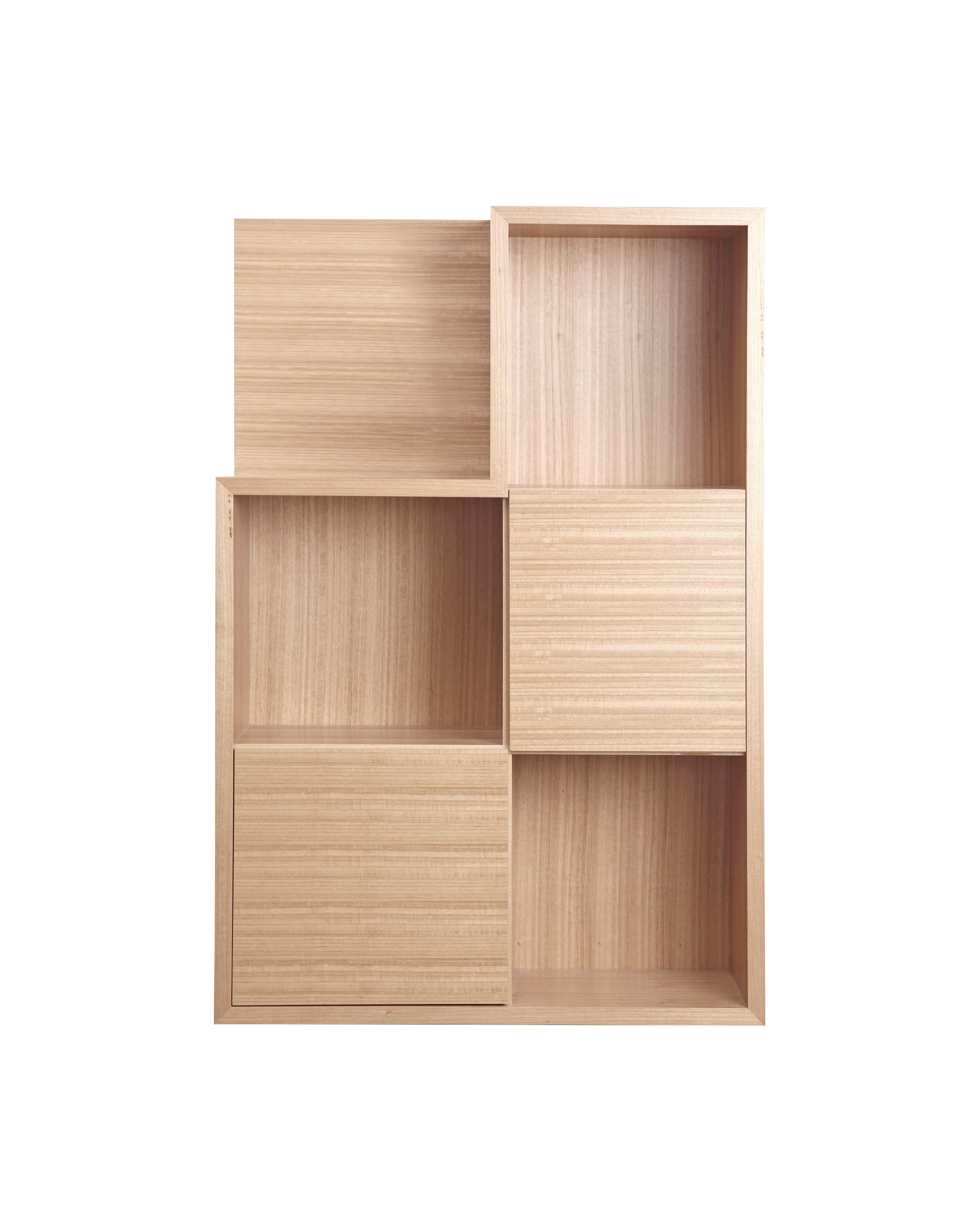 OAK BOX BOOKCASE