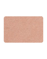 Blush Curved Rectangle Bulletin Board, a subtle pink bulletin board that adds warmth and elegance to professional or creative environments.