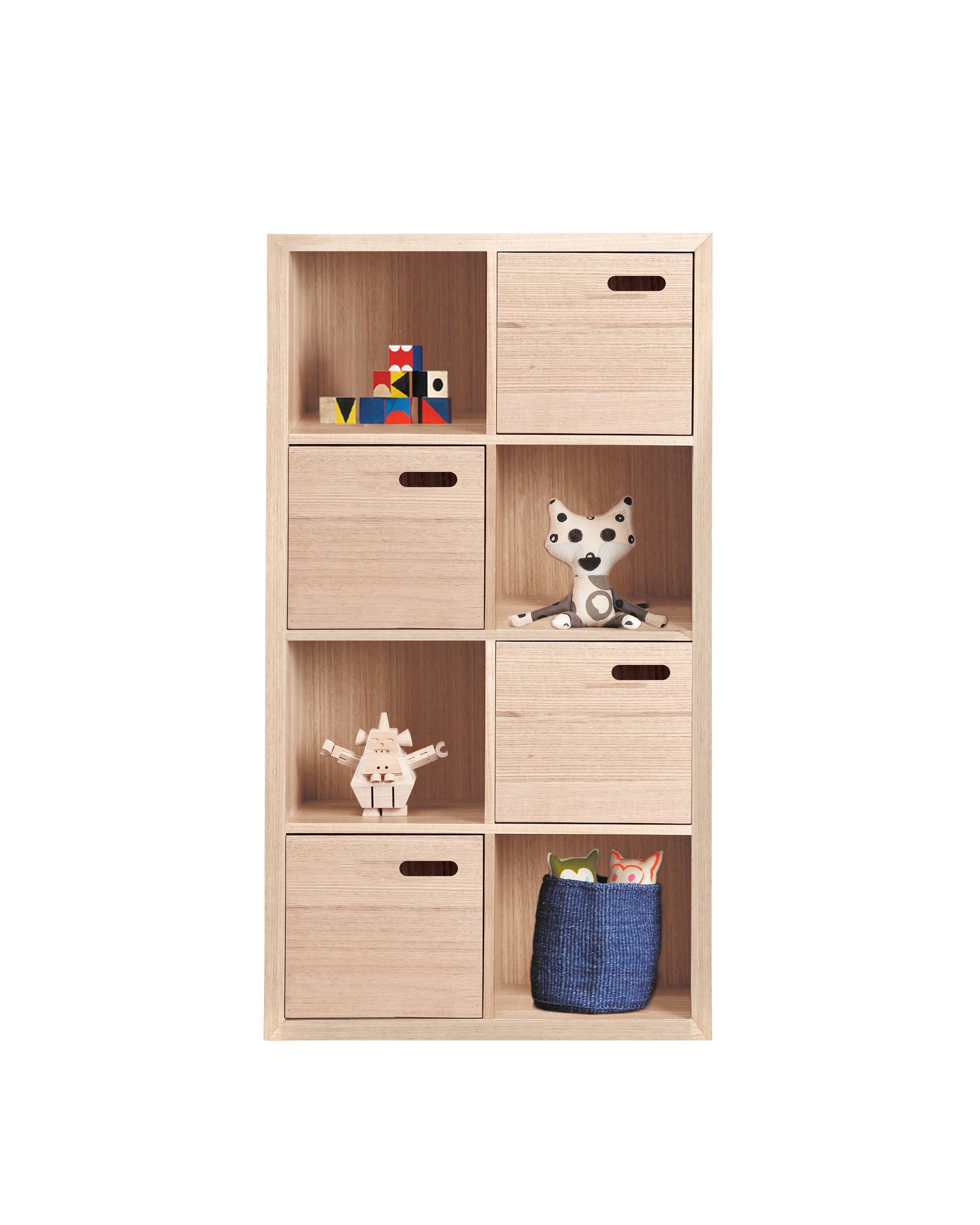 SCOOP BOOKCASE | 8 CUBE VERTICAL